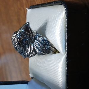 Men's Eagle Head Ring Biker (Must See)